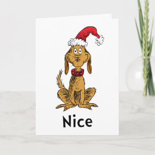 Tarjeta Cómo Grinch Stole Navidades   Max es Niza