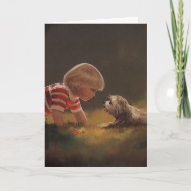 Tarjeta Cómo hacer amigos (Anverso)