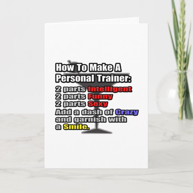 Tarjeta Cómo hacer un formador personal (Anverso)