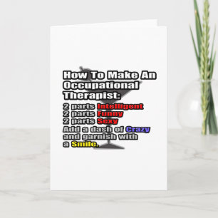 Tarjeta Cómo hacer un terapeuta ocupacional