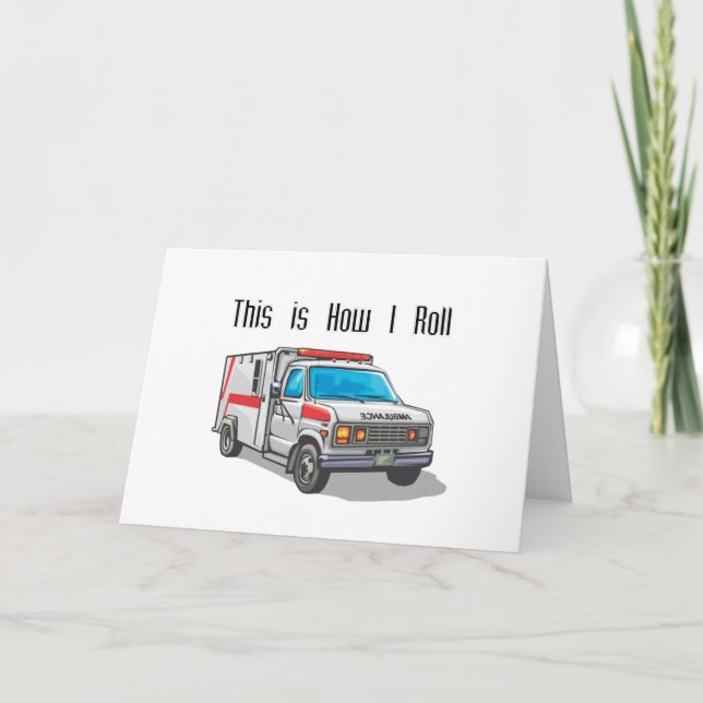 Tarjeta Cómo hago la ambulancia (Anverso)