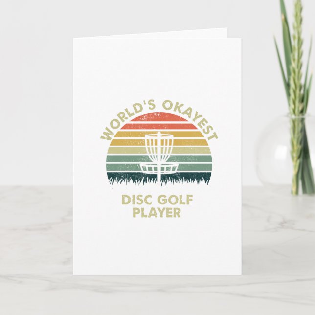 Tarjeta Cómo jugar Disc Golf (Anverso)