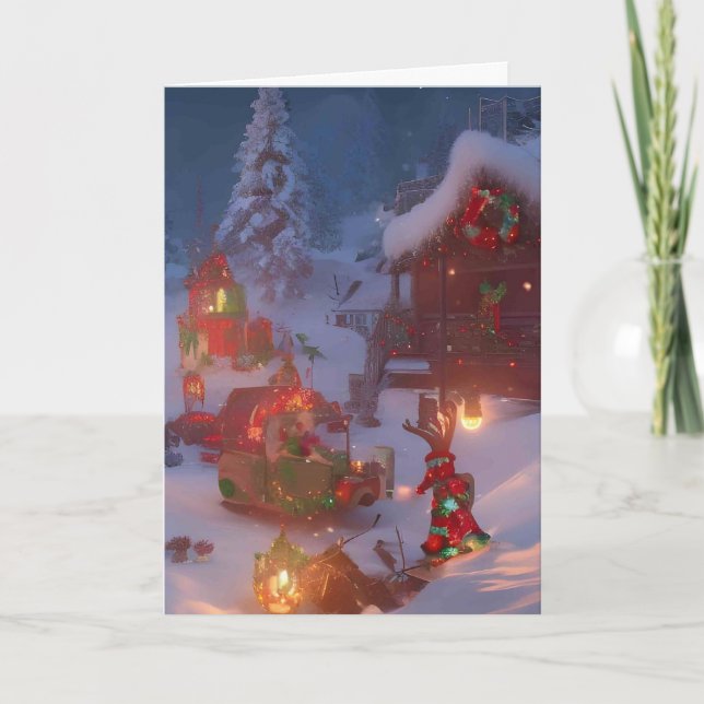 Tarjeta Como la Navidad (Anverso)