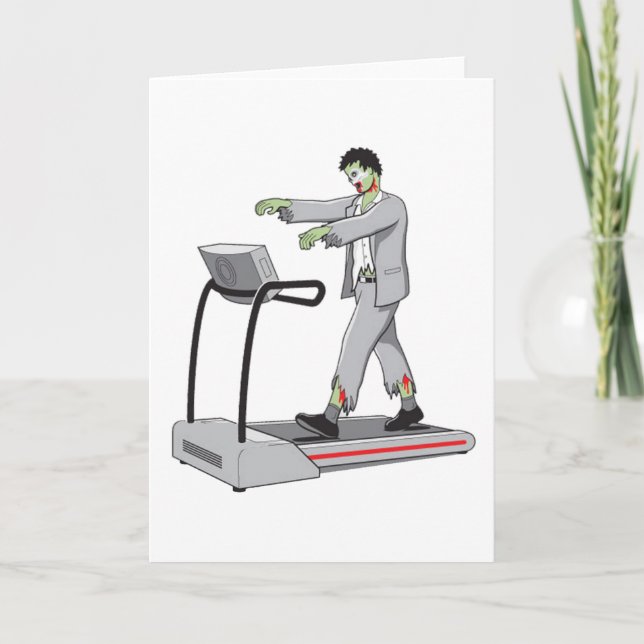 Tarjeta Cómo mantener a un zombi ocupado (Anverso)