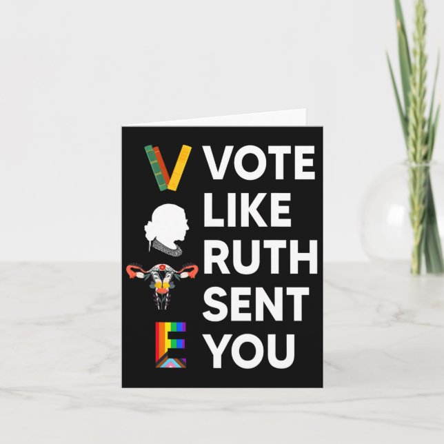 Tarjeta Como Ruth te envió (Anverso)