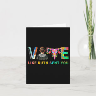 Tarjeta Como Ruth te envió la inspiración del voto feminis