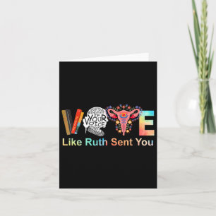 Tarjeta Como Ruth te mandó a tu Lgbt feminista