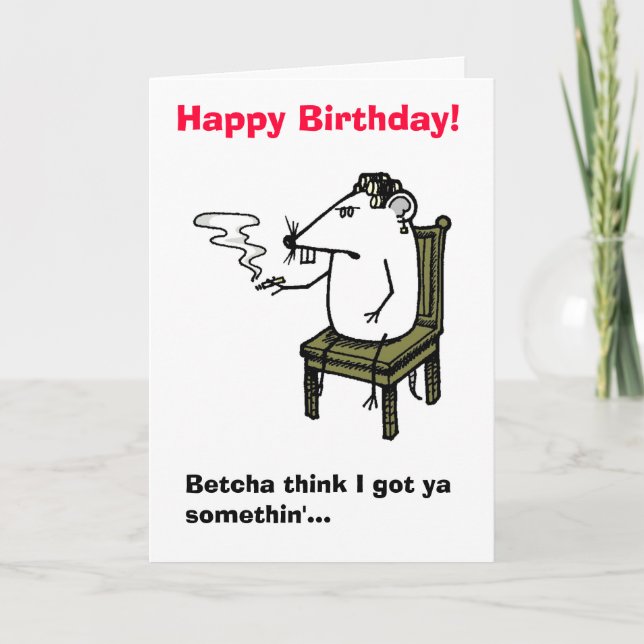 Tarjeta Como si me importara (Anverso)