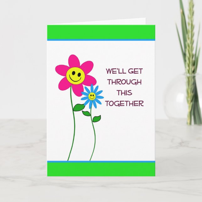 Tarjeta Cómo superar el cáncer juntos (Anverso)