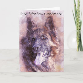 Tarjeta Cómo un perro ángel guardián protegió a un sacerdo