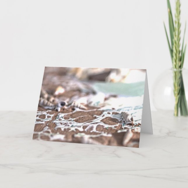 Tarjeta Como Una Oleada En La Costa (Anverso)