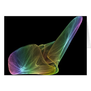 Tarjeta cómoda de la silla del fractal