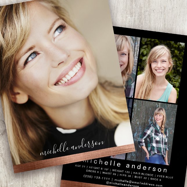 Tarjeta Comp de 5.5x7.5" Modelo de fotografía mode (Subido por el creador)