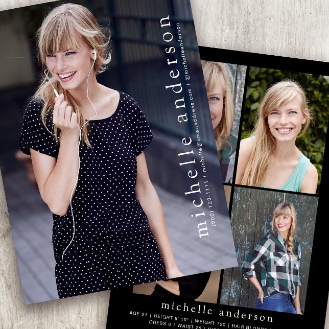 Tarjeta Comp de 5.5x7.5" Modelo de fotografía mode (Subido por el creador)