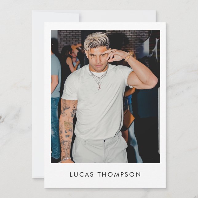 Tarjeta Comp de Actor de Influencia Masculina 5 Có (Anverso)