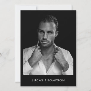 Tarjeta Comp de Actor de Modelado Masculino 5 Códi