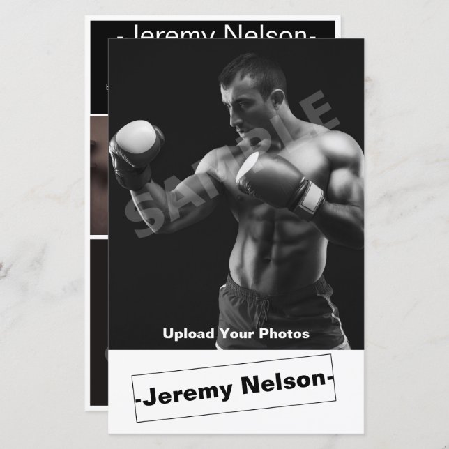 Tarjeta Comp de Actor Masculino de Captura de Cabe (Anverso / Reverso)