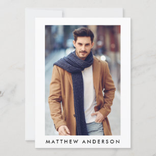 Tarjeta Comp de Actor Modelo - 3 Photo Back Whats