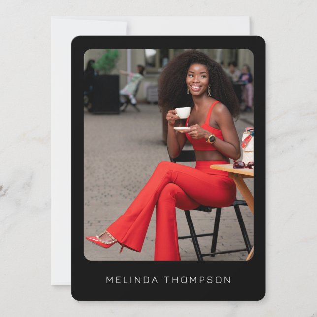 Tarjeta Comp de Actor Moderno de Modelación 5 Códi (Anverso)