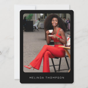 Tarjeta Comp de Actor Moderno de Modelación 5 Códi