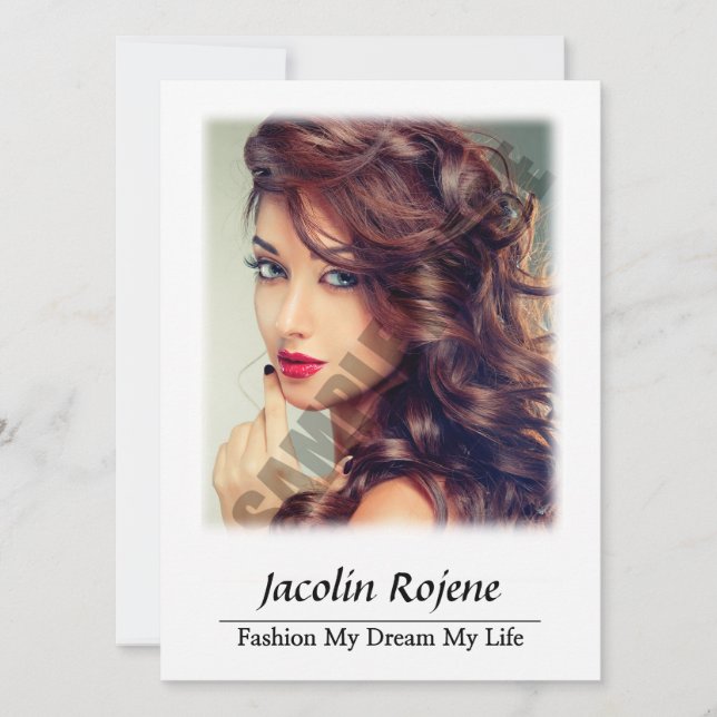 Tarjeta Comp de modelación (Anverso)