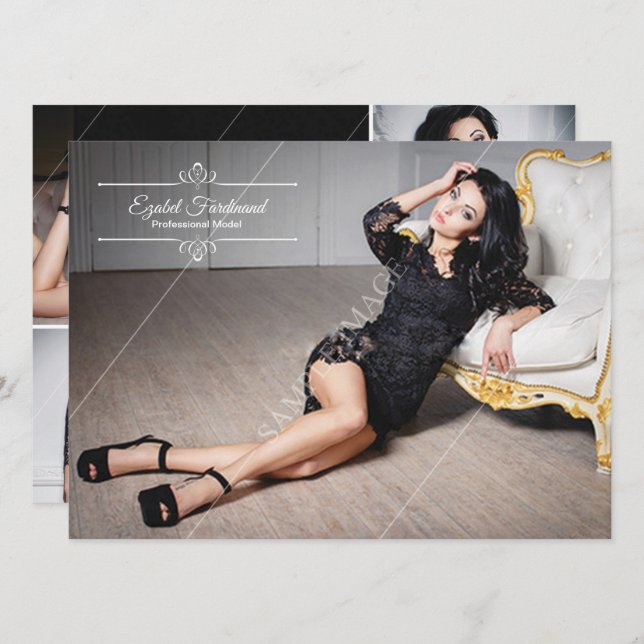 Tarjeta Comp de modelación (Anverso / Reverso)