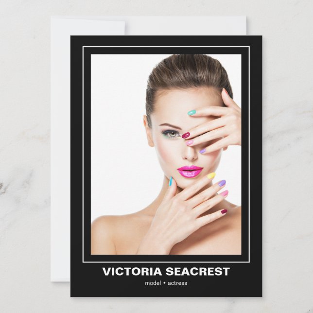 Tarjeta Comp de Modelo Doble-Lado Borderline 4 (Anverso)