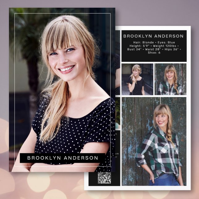 Tarjeta Comp Modelo de Actor Fotográfico Moderno d (Subido por el creador)