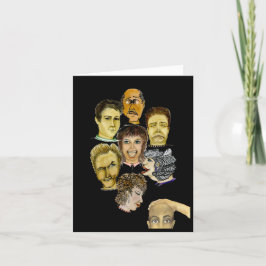 Tarjeta Compañeros cómicos ofendidos