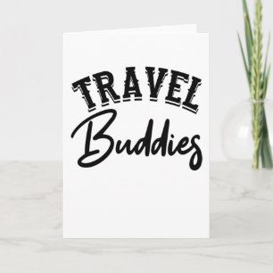 Tarjeta Compañeros de viaje divertido grupo vacaciones coi