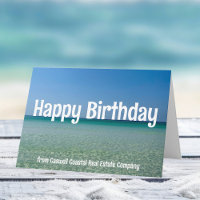 Compañía Costera Personalizada Cumpleaños Feliz Pl