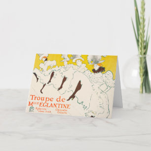 Tarjeta Compañía de Mademoiselle Eglantine, Toulouse Lautr