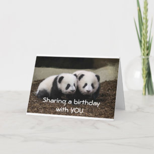 TARJETA COMPARTIR UN "CUMPLEAÑOS" CON "USTEDES" ES UNA TAR