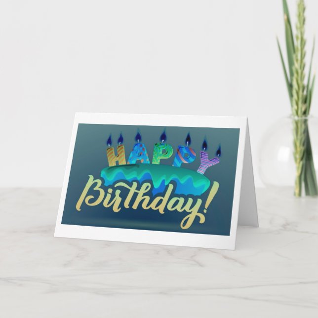 TARJETA **COMPARTIR UN CUMPLEAÑOS CONTIGO*** ES "¡¡¡¡¡¡¡¡¡ (Anverso)