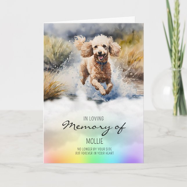 Tarjeta Compasión por la pérdida de perros del mascota de  (Anverso)