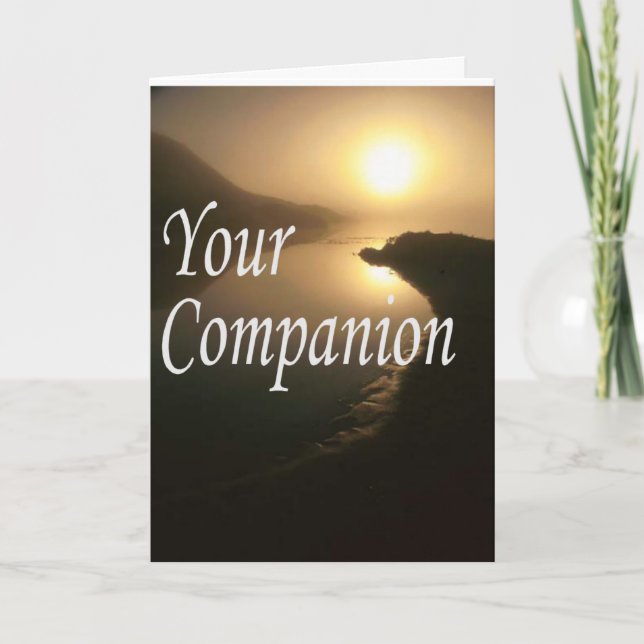 Tarjeta Compasión por la pérdida de tu perro (Anverso)