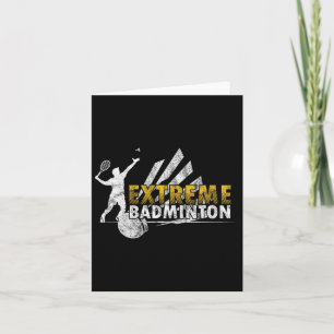 Tarjeta Competencia de Juego de Bádminton Extremo Competit