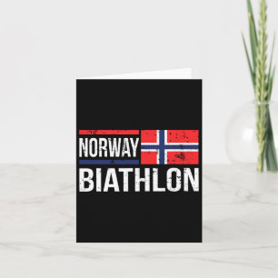 Tarjeta Competición de tiro de esquí de biatlón de Noruega