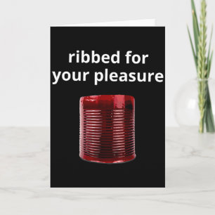 Tarjeta Complacido Para Tu Placer, Salsa De Arándanos Con 