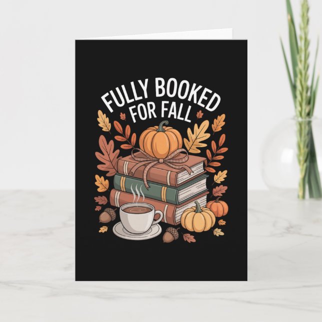 Tarjeta Completamente Reservado Para Libros De Calabaza De (Anverso)