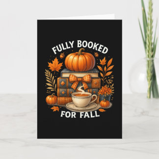 Tarjeta Completamente Reservado Para Libros De Otoño Calab