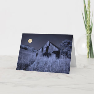 Tarjeta Completo cabezal de la luna   Antiguo establo mete