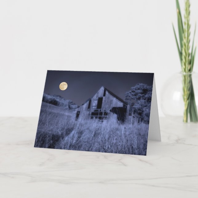 Tarjeta Completo cabezal de la luna | Antiguo establo mete (Anverso)