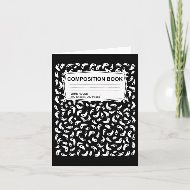 Tarjeta Composición de portátiles Halloween Costume Hombre (Anverso)