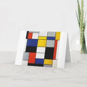 Tarjeta Composición, Mondrian