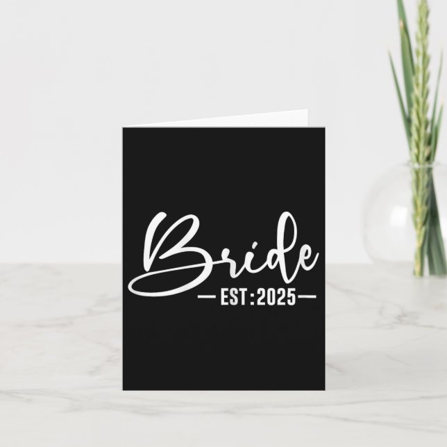 Tarjeta Compromiso Boda Bride Y Groom Bride Groom Bri (Anverso)