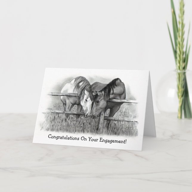 TARJETA COMPROMISO CONGRATS: AMANTES DEL CABALLO (Anverso)