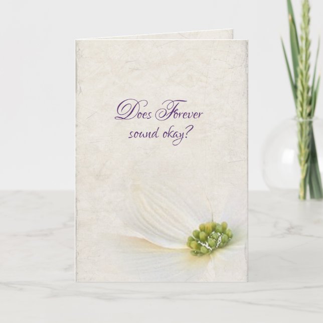 Tarjeta Compromiso para salvar la flor de la fecha (Anverso)