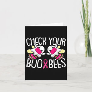 Tarjeta Compruebe su Boo Bebe Cáncer de Mama Warrio