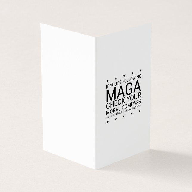 Tarjeta Compruebe su brújula moral (Exterior)